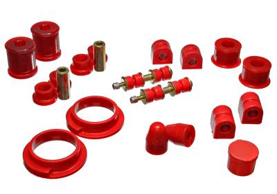 Energy Suspension - Energy Suspension 4.18119R Master Bushing Kit Red for 00-04 Ford Focus