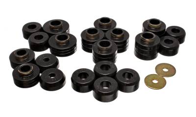Energy Suspension - Energy Suspension 4.4105G Body Cab Mount Set Polyurethane Black