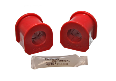 Energy Suspension - Energy Suspension 4.5109R Front Sway Bar Bushing Set Polyurethane Red