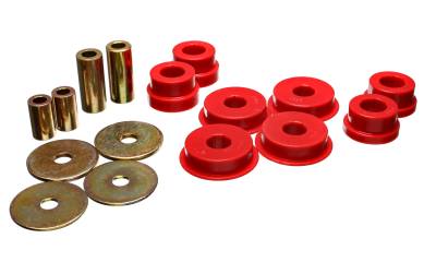 Energy Suspension - Energy Suspension 5.1108R Differential Carrier Bushing Set Polyurethane Red