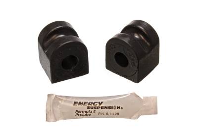 Energy Suspension - Energy Suspension 5.5150G Sway Bar Bushing Set Rear Polyurethane Black
