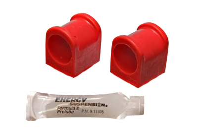 Energy Suspension - Energy Suspension 4.5168R Sway Bar Bushing Set Front Polyurethane Red