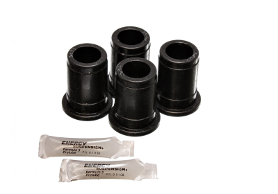 Energy Suspension - Energy Suspension 8.3105G Control Arm Bushing Set Front Polyurethane Black