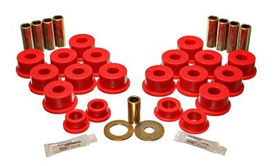 Energy Suspension - Energy Suspension 8.3107R Rear Control Arm Bushing Set for 90-95 Toyota 4Runner