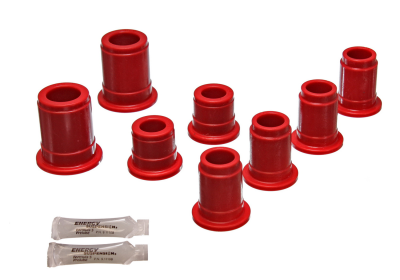 Energy Suspension - Energy Suspension 8.3108R Control Arm Bushing Set Front Polyurethane Red