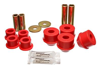 Energy Suspension - Energy Suspension 8.3110R Control Arm Bushing Set Front Red for 92-95 MR2