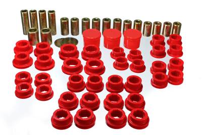 Energy Suspension - Energy Suspension 7.3122R Polyurethane Control Arm Bushing Kit Rear