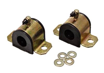 Energy Suspension - Energy Suspension 8.5124G Sway Bar Bushing Set Front Polyurethane Black