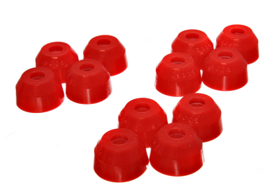 Energy Suspension - Energy Suspension 9.13111R Tie Rod Dust Boot Polyurethane Red