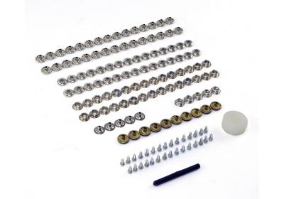Omix - Omix 93002 Soft Top Snap Kit for 55-86 Jeep CJ5/CJ7/CJ8