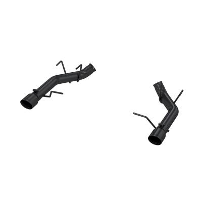 MBRP Exhaust - MBRP Exhaust S7203BLK Blk 3" Axle-Back Race Dual RR Exit for 11-14 Mustang GT