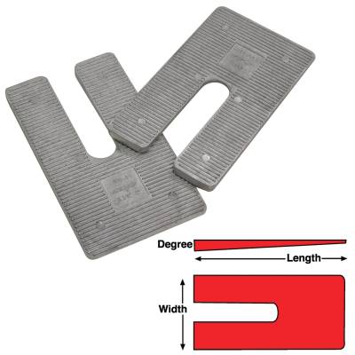 Specialty Products Company / SPC Performance - SPC Performance 10505 Truck Axle Shims Heavy Duty Aluminum Alloy 6PC 3x6x0.5