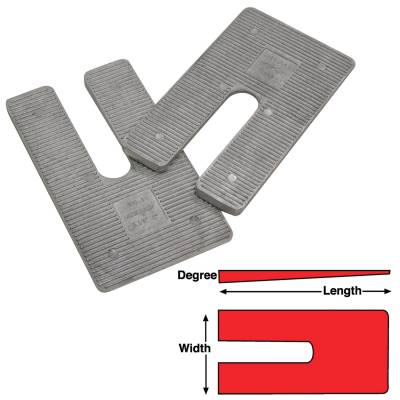 Specialty Products Company / SPC Performance - SPC Performance 10782 Truck Axle Shims Heavy Duty Aluminum Alloy 6Pc 4x6.5x5
