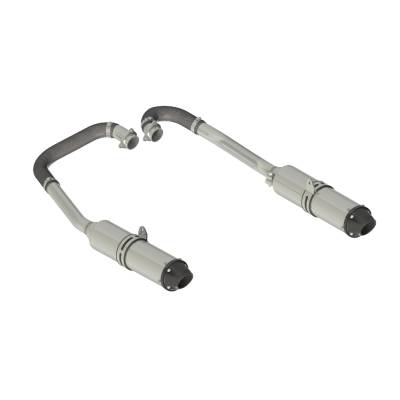 MBRP Exhaust - MBRP Exhaust AT-9514PT Perf Series Slip-on Exhaust for 11-14 Polaris RZR 900