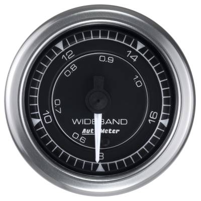 AutoMeter - AutoMeter 8170 Chrono Wideband Air/Fuel Ratio 8:1-18:1 2-1/16" Stepper Motor