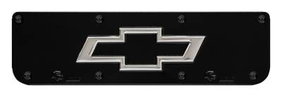 Gatorback - Gatorback Replacement 19"-21" Mud Flap Plate Black Bowtie Logo GB755718BT-FULL