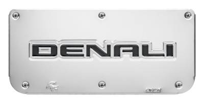 Gatorback - Gatorback Replacement 14" Mud Flap Plate Stainless Denali Logo GB755765