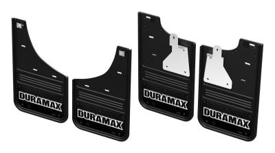Gatorback - Gatorback 12" Front/Black Rear Mud Flaps Silverado/Sierra 1500 GCR28K-DXW2