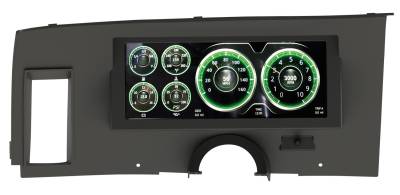 AutoMeter - AutoMeter 7012 InVision LCD Direct Fit Digital Dash for 71-73 Ford Mustang