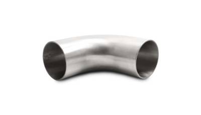 Vibrant Performance - Vibrant 13350 90-Deg Brushed Mandrel Bend 2.5" OD Length From Tangent 4.13"