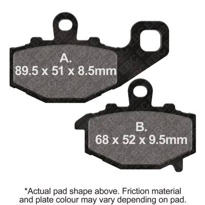 EBC Motorcycle Brakes - EBC Motorcycle Brakes FA192 Organic FA Series Pads