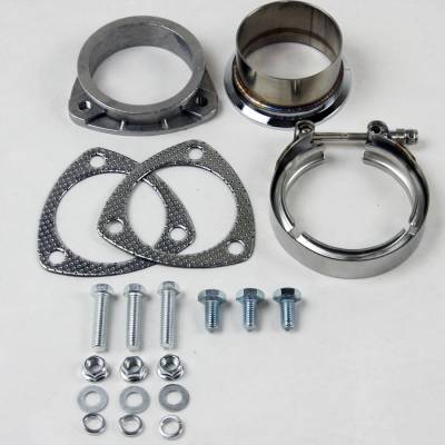 Granatelli Motor Sports - Granatelli Motorsports 307530-3 3" 76mm Vband To Straight Connection w/Gaskets