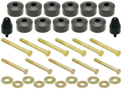 RockJock 4x4 - RockJock CE-9300 Body Lift Kit 1" for 97-06 Jeep Wrangler TJ/LJ