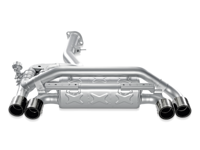 Akrapovic - Akrapovic M-BM/T/4H Slip-On Line Titanium Exhaust for 11-12 BMW 1 Series M Coupe