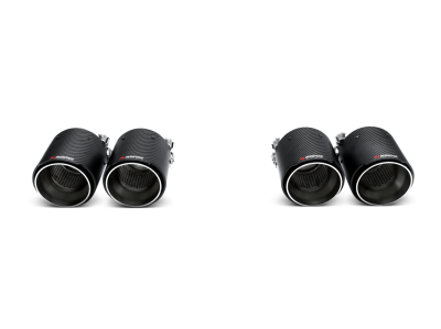 Akrapovic - Akrapovic TP-CT/26 Tail Pipe Set Carbon for 14-18 BMW M3