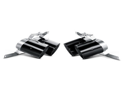 Akrapovic - Akrapovic TP-CT/7 Tail Pipe Set Carbon 550/560 for 09-14 Lamborghini Gallardo LP
