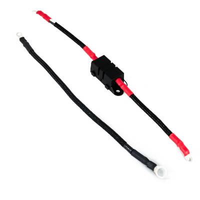 sPOD - sPOD 910790 12" Universal Battery Cable w/100amp Inline Fuse