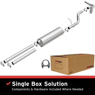 BRExhaust - BRExhaust 106-0203 Direct-Fit Exhaust System Replacement Kit