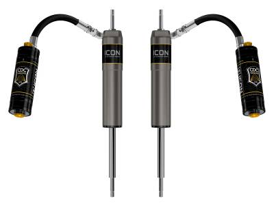 ICON Vehicle Dynamics - ICON 87842CP 0-2.5" Front 2.5 VS RR/CDCV Shocks Pair for 97-23 Nissan Patrol Y61