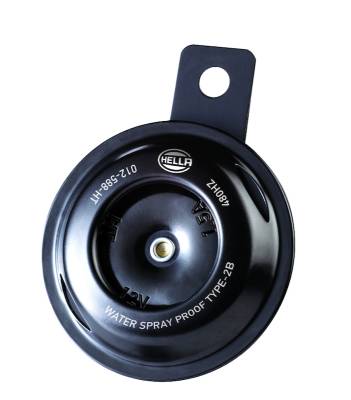Hella - HELLA 012588061 Motorcycle Series 12v Universal Black Horn Single High Tone