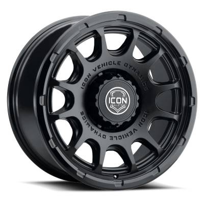 ICON Alloys - ICON ALLOYS RANCHO DBL BLACK 20 x 9/8 x 180/12mm/5.5" BS