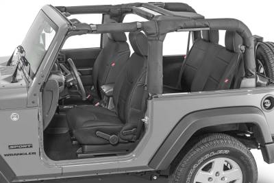 Diver Down - Diver Down 14167-2041 Seat Cover Black Neoprene Pair for 13-18 Jeep Wrangler JK