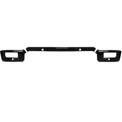 Ecoological - Ecoological HF0301 Front Bumper Overlay w/Sensors Gloss Black for 24-26 F150