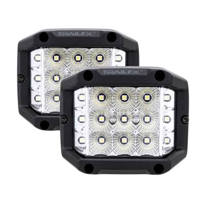 TrailFX - TrailFX PODSIDF2 Pod Side LED Light 15 LEDs 5W Clear