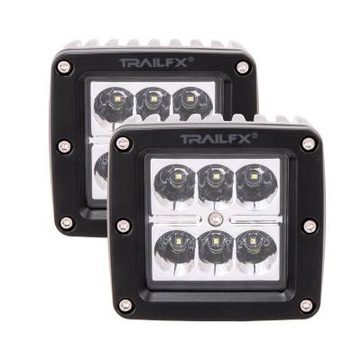TrailFX - TrailFX 3X2S2 3x2 LED Spot Light 6 LEDs 3W Clear Lens