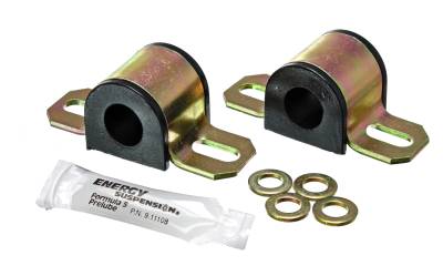Energy Suspension - Energy Suspension 9.5120G Sway Bar Bushing Set Front/Rear Polyurethane Black