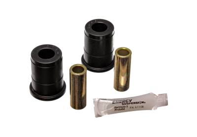 Energy Suspension - Energy Suspension 4.3106G Control Arm Bushing Set Front Polyurethane Black