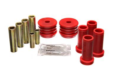 Energy Suspension - Energy Suspension 12.3102R Rear Polyurethane Control Arm Bushing Set Red