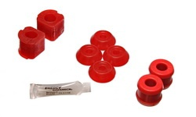 Energy Suspension - Energy Suspension 15.5101R Sway Bar Bushing Set Front Polyurethane Red