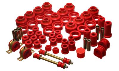 Energy Suspension - Energy Suspension 3.18127R Hyper-Flex Master Bushing Kit Red