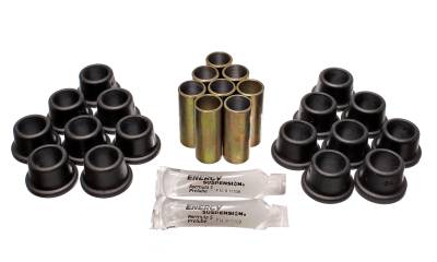 Energy Suspension - Energy Suspension 4.3125G Control Arm Bushing Set Front/Rear Polyurethane Black