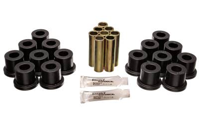 Energy Suspension - Energy Suspension 4.2139G Leaf Spring Bushing Set Polyurethane Black