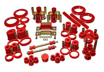 Energy Suspension - Energy Suspension 4.18110R Hyper-Flex Master Bushing Kit Red