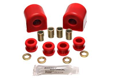 Energy Suspension - Energy Suspension 3.5191R Sway Bar Bushing Set Rear Polyurethane Red