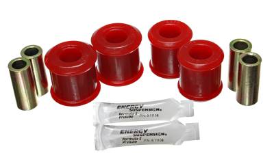 Energy Suspension - Energy Suspension 4.3154R Control Arm Bushing Set Rear Polyurethane Red
