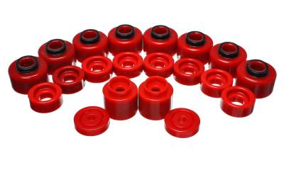 Energy Suspension - Energy Suspension 4.4111R Polyurethane Body Mount Set for Ford